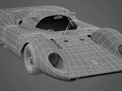Ferrari 312 P Berlinetta 0868 - Modern 3D model