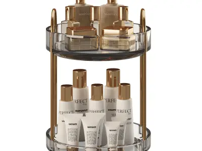 Beauty decorative set 2 3D model