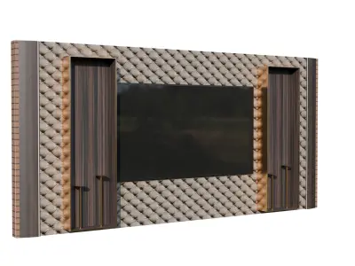 Interior Wall Design 3D Model Low-poly 3D model