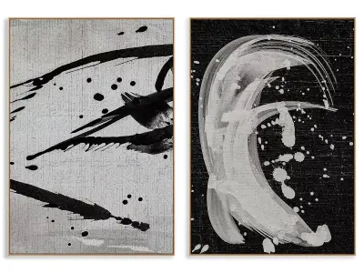 Abstract Painting Frame set 3D model 132