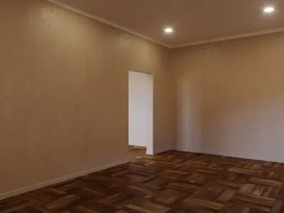 Empty interior 3D model