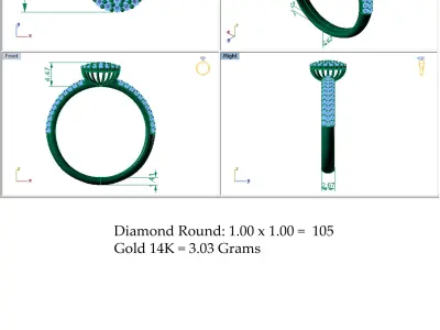 Great Canada Wedding Ring 3D print model