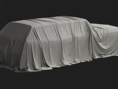Retro Car Cover 01 3D model