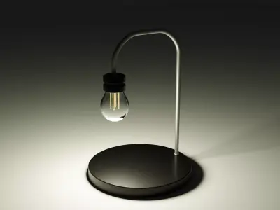 Magnetic lamp Free 3D model