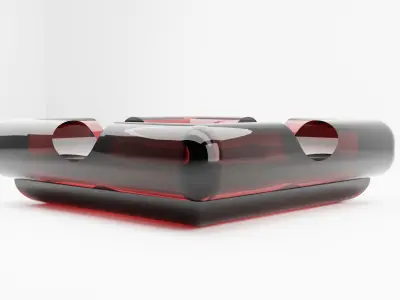 Cigar Ashtray Low-poly 3D model