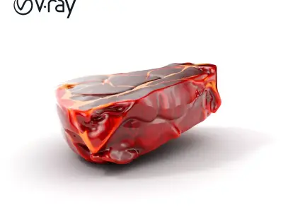 Realistic Raw Meat Steak D Model Pack Low-poly 3D model