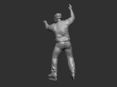 Hockey referee 3D model 3D print model
