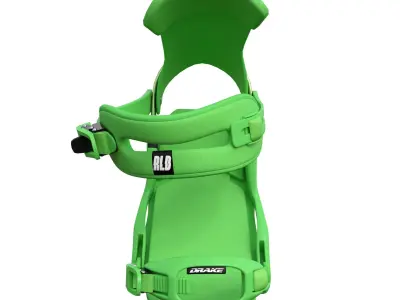 Snowboard mounts 3D model