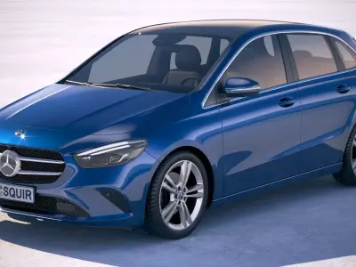Mercedes Benz B-class 2019 3D model