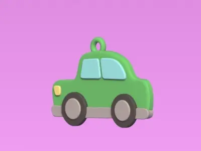 Car Keychain 3D print model