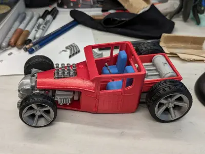 Hot Wheels Boneshaker 3D Printable car 3D print model
