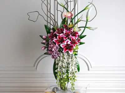 Flower arrangements 3D model