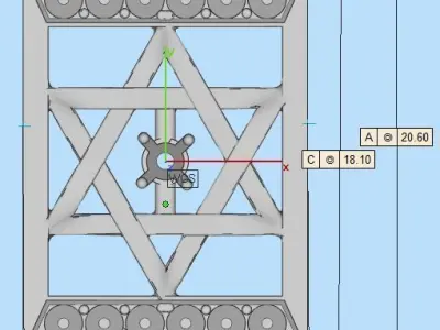 pendant star of david  3D print model