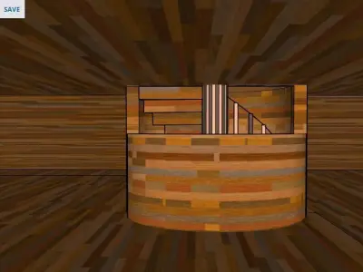 The Wood Cabin 3D model