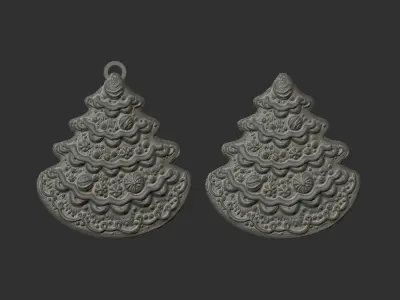 christmas tree decor  3D print model get