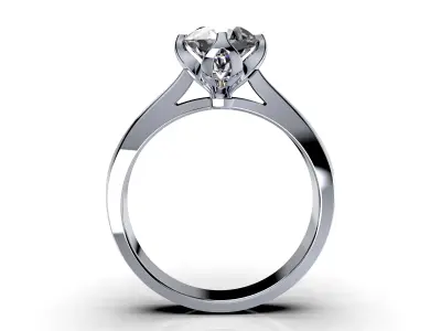 Tulip Ring for print and render and animations - CC101 3D Model Pack