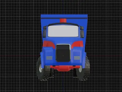 MAN Dieslei Dumper Truck 3D print model