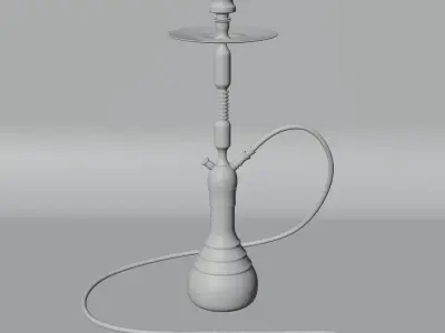 Hookah 01 3D model