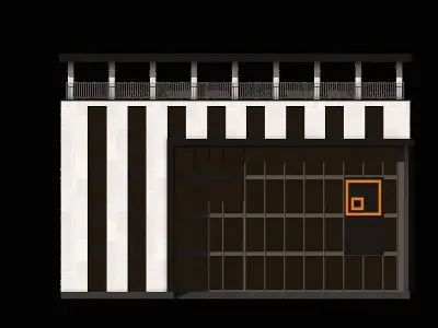 02 Modern Office Building With Terrace 3D model