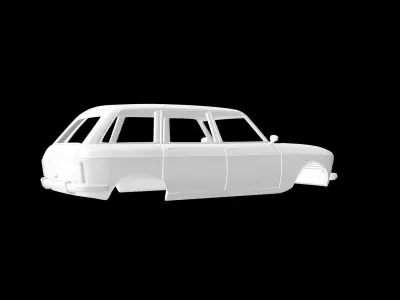 Peugeot 204 Break 3D print model