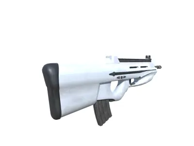 51-F2000-gun model 3d game ready model Low-poly 3D model Low-poly 3D model