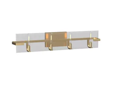 Cahill Collection Four-Light Luxe Bath Vanity Light 3D model