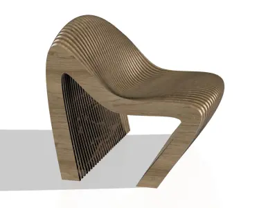 Parametric bench 2s2 3D model