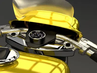 1947 Norton Manx Free 3D model