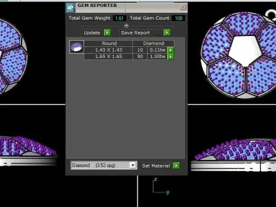 Football Pendant 3D print model