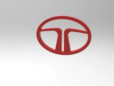 Tata Motors logo 3D print model