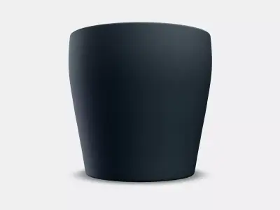 PERSILLADE Plant pot Low-poly 3D model