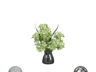 Geranium Bouquet 3D model