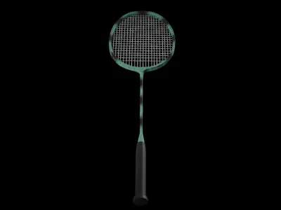 Badminton Racket 3D model