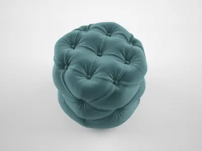 The Sofa and Chair Co Windsor Ottoman 3D model