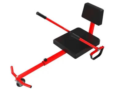 Hoverboard Cart 3D model