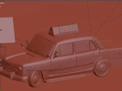 yellow-Taxi  3D model