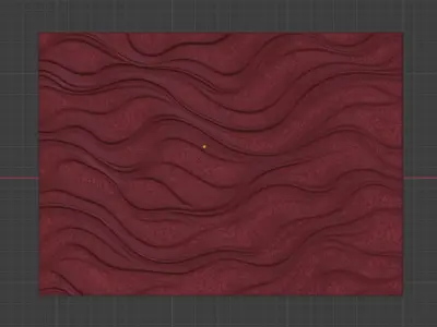 Modern 3D CNC Wall Panel Decorative Wall Art 01 3D model