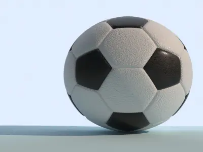 Classic Soccer Ball - Football Free low-poly 3D model