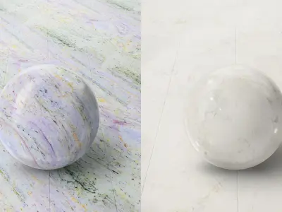 PBR Colored Marble Collection Texture