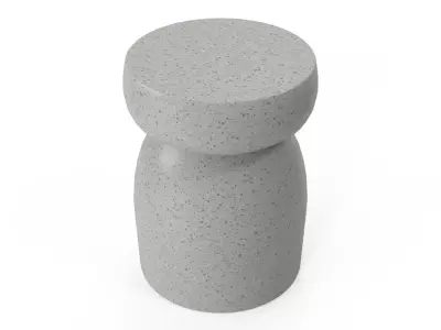 side table Low-poly 3D model