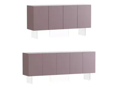 Glass Sideboard 3D model