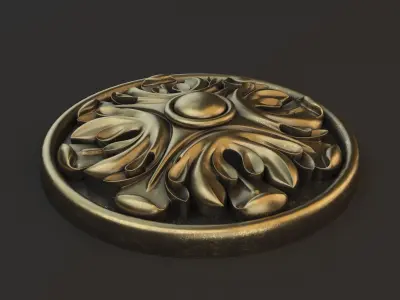 Rosette  for cnc machine 3D model