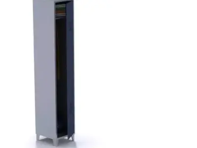 School Gym Locker 3D model