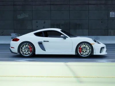 2020 Porsche 718 Cayman GT4 3D model