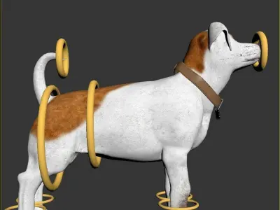 Jack Russell Terrier 3D model