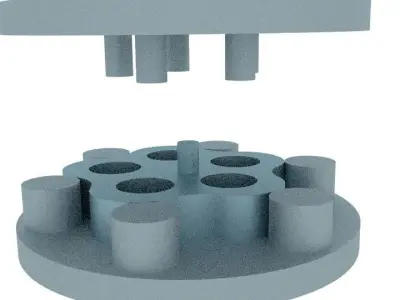 cycloid speed reducer ratio 05 to 01 3D print model