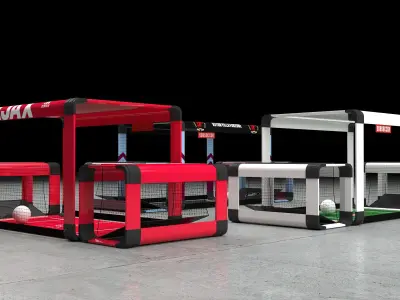 Subsoccer Football 7 Bench 3D model