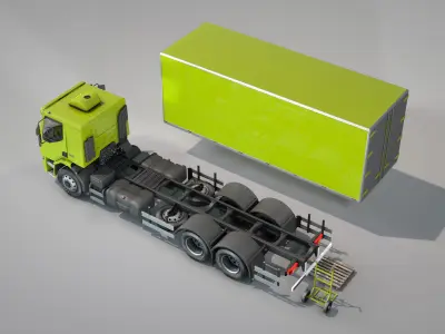 Volvo Truck Box  3D model