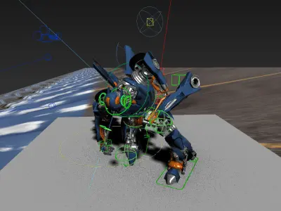M10 Transformer-like Robot 3D model