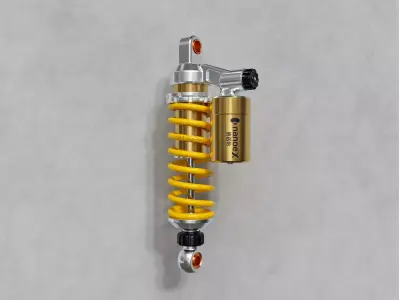 Shock absorber 3D model